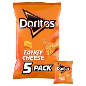 Doritos Tangy Cheese Tortilla Chips Multipack Crisps 5x30g