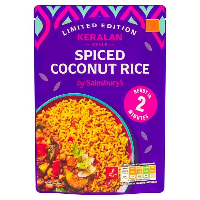Sainsbury's Keralan Style Spiced Coconut Rice, Limited Edition 250g - gallery image 1