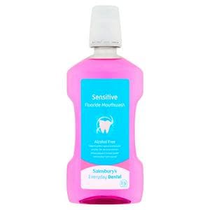 Sainsbury's Sensitive Mouthwash 600ml