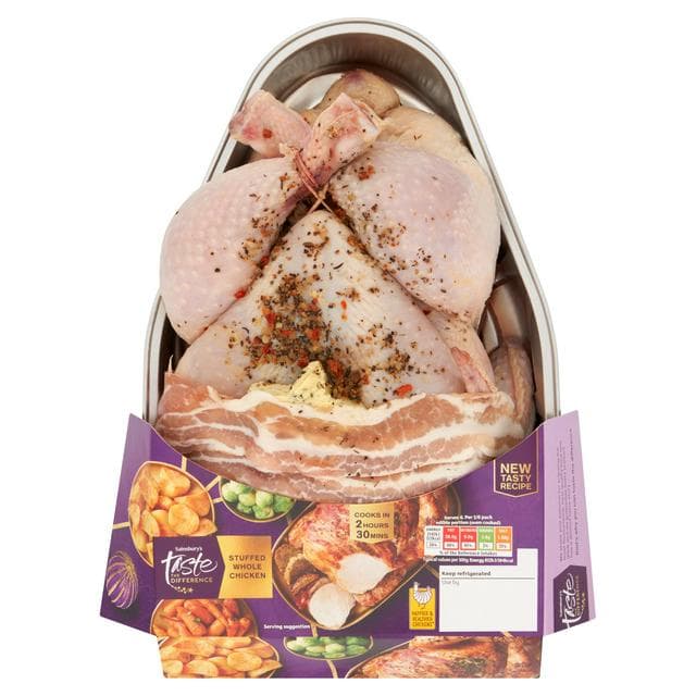 Sainsbury's 2.36kg Stuffed Whole Chicken, Taste the Difference - gallery image 1