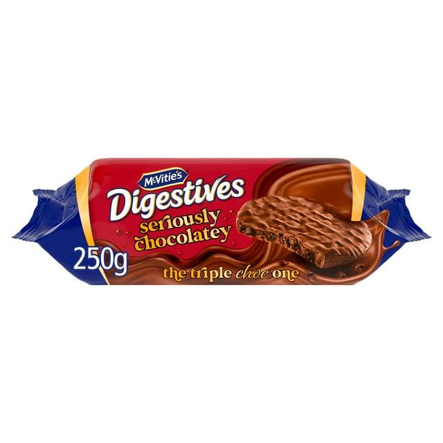 McVitie's Seriously Chocolatey Digestive Biscuits 250g - gallery image 1