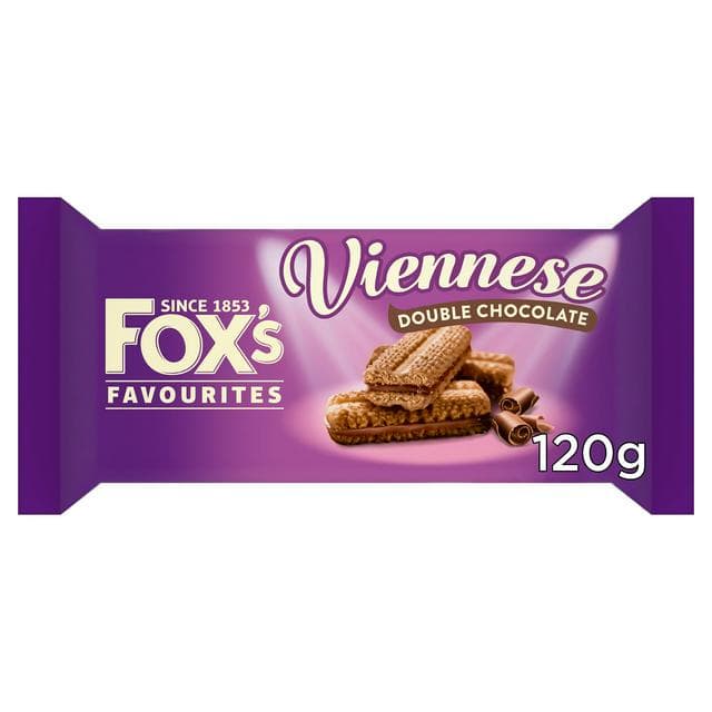Fox's 120g Biscuits Double Chocolate Viennese - gallery image 1