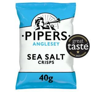 Pipers Anglesey Sea Salt Crisps 40g