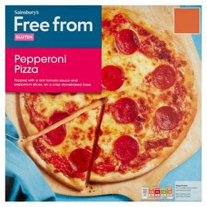 Sainsbury's Free From Pepperoni Pizza 305g
