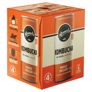 Remedy Kombucha Mango Passion 4x300ml