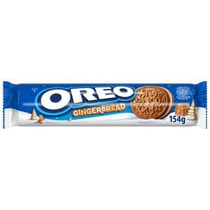Oreo Gingerbread Flavour Cookie & Vanilla Flavour Creme, Limited Edition 154g