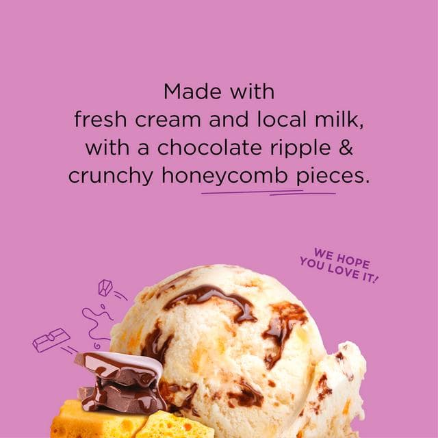 Jude's Honeycomb & Chocolate Ice Cream 460ml - gallery image 4