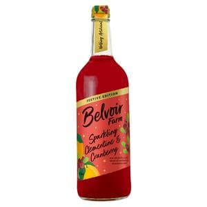 Belvoir Farm 750ml Sparkling Clementine & Cranberry Flavoured Drink Bottle
