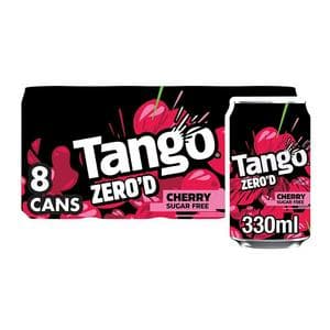 Tango Cherry Sugar Free Cans 8x330ml