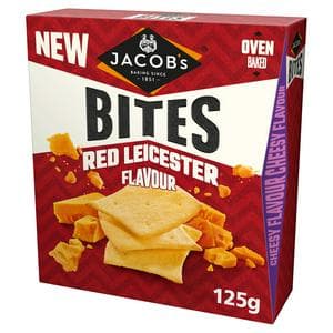 Jacob's Red Leicester Flavour Bites 125g