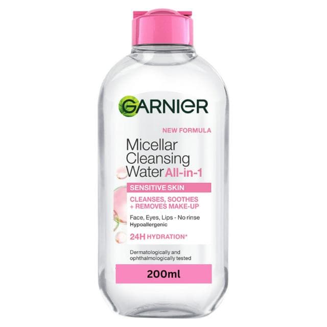 Garnier Micellar Water Facial Cleanser for Sensitive Skin 200ml - gallery image 1