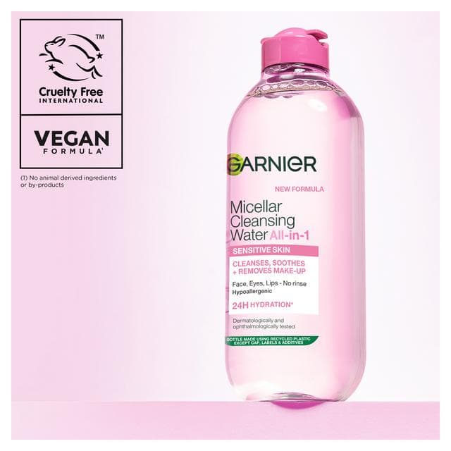 Garnier Micellar Water Facial Cleanser for Sensitive Skin 200ml - gallery image 5