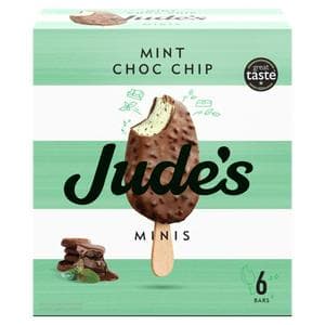 Jude's Mint Choc Chip Minis 6 x 50ml
