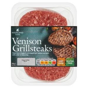 Highland Game Venison Grillsteaks 300g