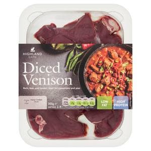 Highland Game 300g Diced Venison