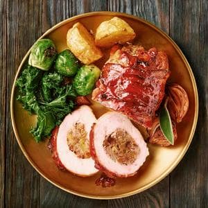 Sainsbury's Fresh Turkey Parcels with Pork & Jewelled Fruit Stuffing with a Cranberry Sauce 1.1kg