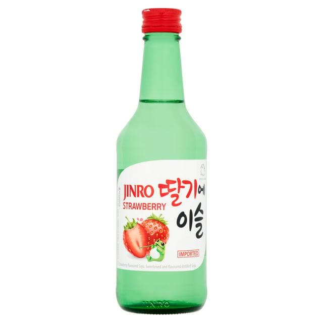 Jinro Strawberry Flavoured Soju 350ml - gallery image 1