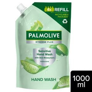 Palmolive Hygiene Plus Sensitive Antibacterial Hand Wash Soap Refill 1L