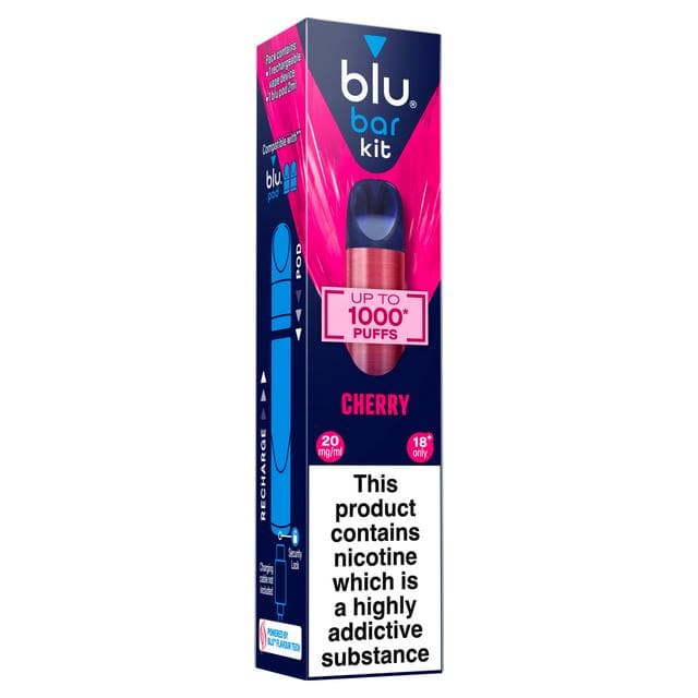 blu Bar Kit Cherry Vape Device 20mg/ml - gallery image 2