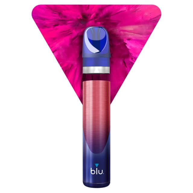 blu bar vape Kit Cherry Device 20mg/ml FDA Authorizes 7 Vuse Carbon Fiber Color:Cyan Pink Cobra