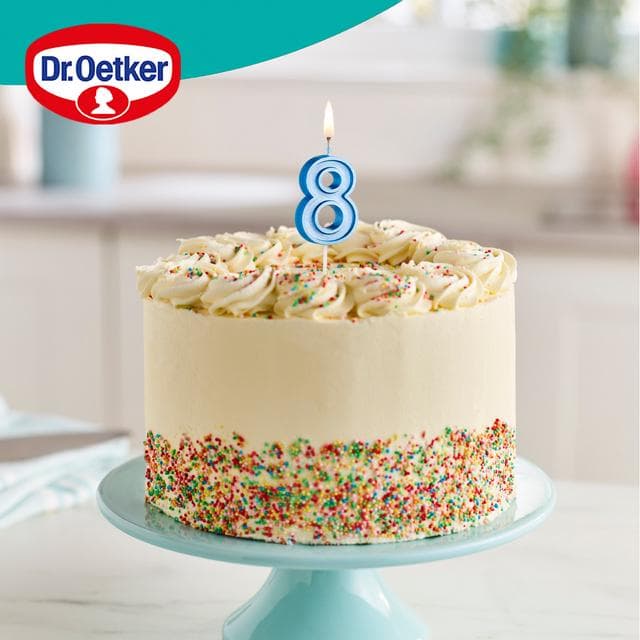 Dr. Oetker Number 8 Candle - gallery image 3