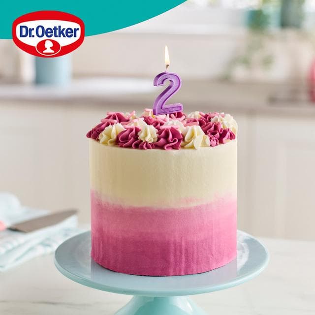 Dr. Oetker Number 2 Candle - gallery image 4