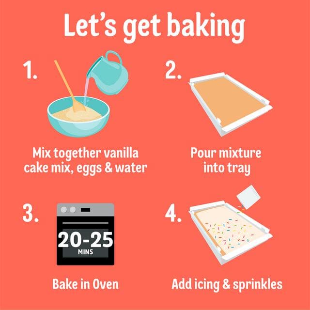 Dr. Oetker Old School Cake Mix Vanilla 436g - gallery image 3