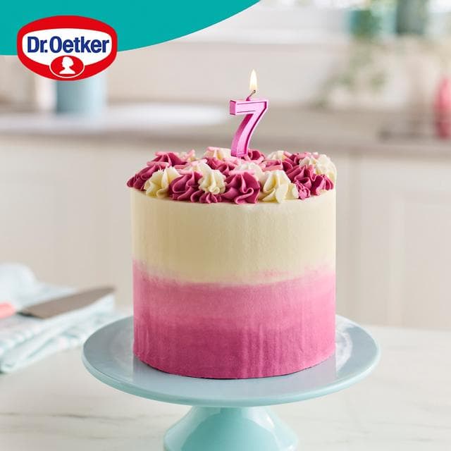 Dr. Oetker Number 7 Candle - gallery image 4