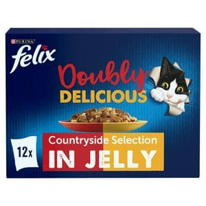 Felix Doubly Delicious Countryside Selection Wet Cat Food 12 x 85g