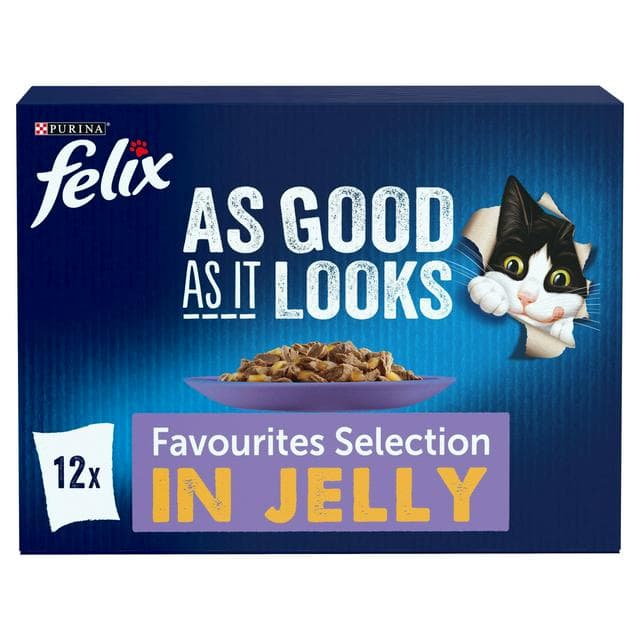 Felix As Good As it Looks Favourites Selection Wet Cat Food 12 x 85g - gallery image 1