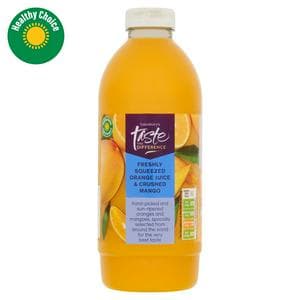 Sainsbury's Freshly Squeezed Orange & Mango, Taste the Difference