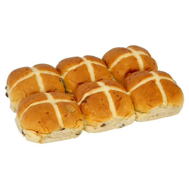 Sainsbury's 6 x Hot Cross Buns - gallery image 1