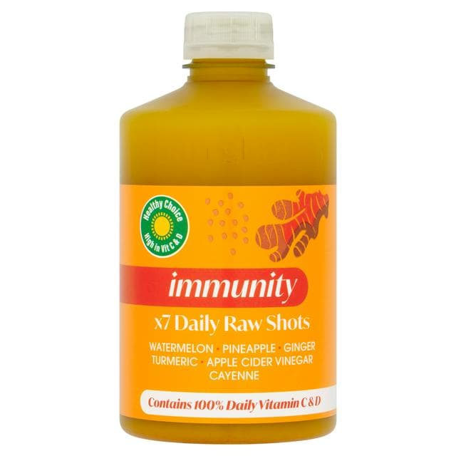 Sainsbury's Immunity 7 Daily Raw Shots 420ml - gallery image 1