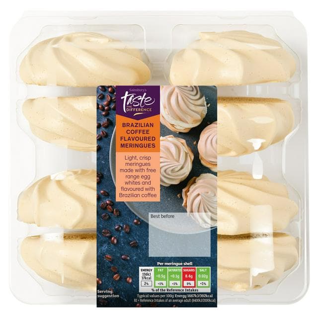 Sainsbury's Brazilian Coffee Flavoured Meringues, Taste the Difference - gallery image 1