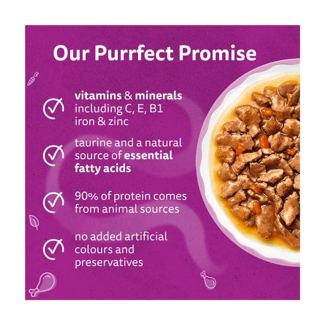 Whiskas 1+ Aromatic Fragrant Fusions Selection Wet Cat Food Pouches 12 x 85g - gallery image 2