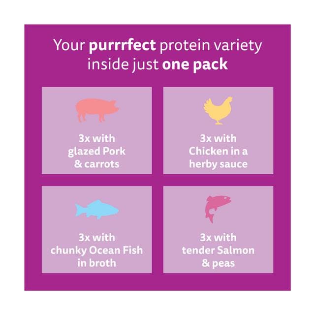 Whiskas 1+ Aromatic Fragrant Fusions Selection Wet Cat Food Pouches 12 x 85g - gallery image 5