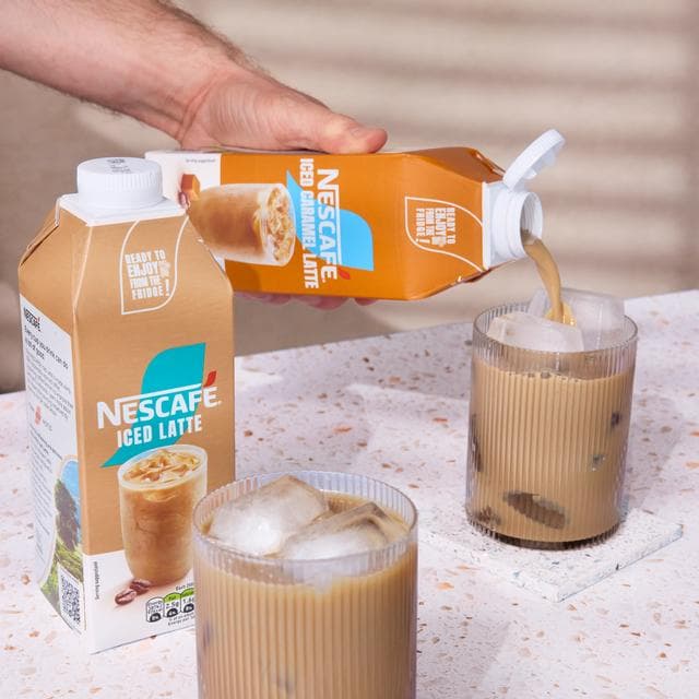 Nescafe Iced Coffee Caramel Flavour Latte Multiserve 750ml - gallery image 4