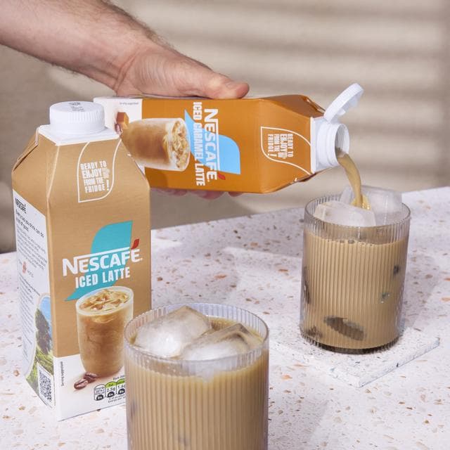 Nescafe Iced Coffee Caramel Flavour Latte Multiserve 750ml - gallery image 5