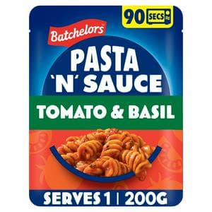 Batchelors Pasta n Sauce 200g Tomato & Basil Microwave Ready Meal Pasta