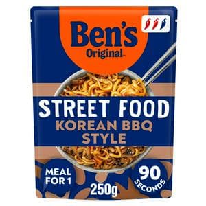 Ben's Original Street Food Korean BBQ Noodles Ready Meal 250g