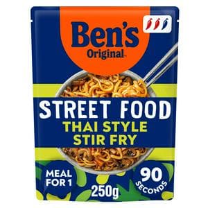 Ben's Original 250g Street Food Thai Stir Fry Noodles Ready Meal