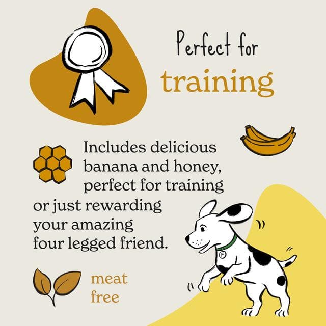 Forthglade Rewards Natural Treats for Dogs Honey & Banana 90g - gallery image 2