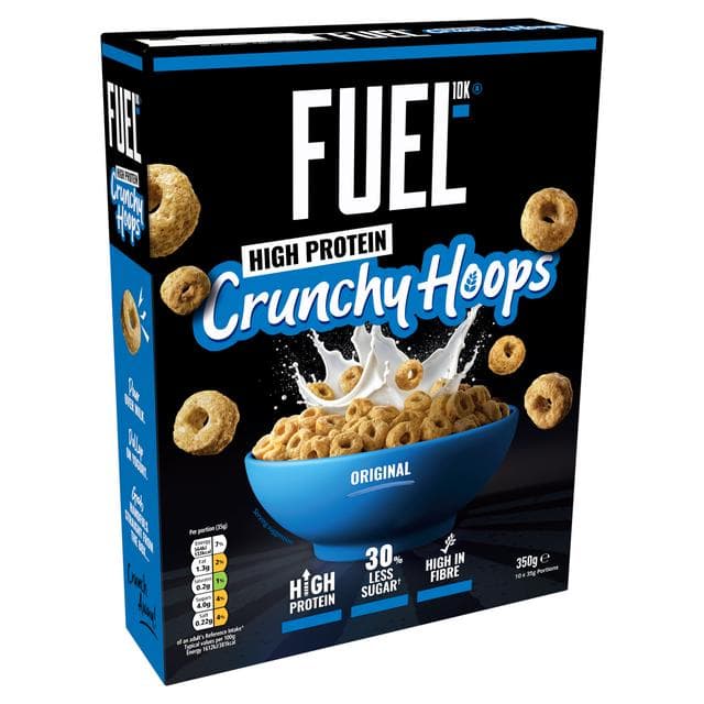FUEL10K Original Multigrain Hoops High Protein Breakfast Cereal 350g - gallery image 2