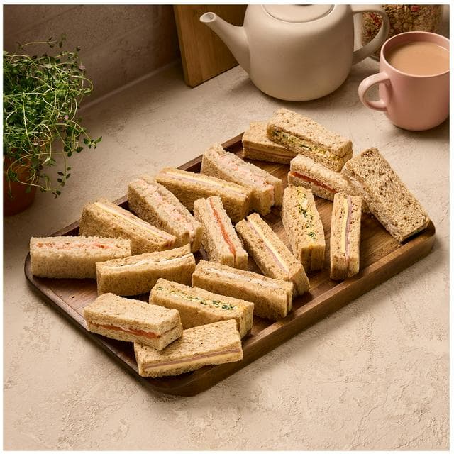 Sainsbury's Afternoon Tea Sandwich Platter (18 Fingers) - gallery image 1