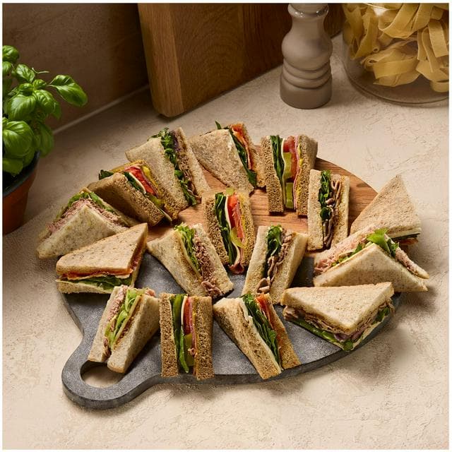 Sainsbury's Luxury Sandwich Platter, Taste the Difference (16 Quarters) - gallery image 1