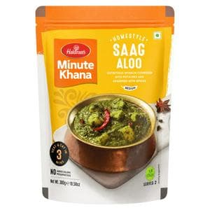 Haldiram's Minute Khana 300g Homestyle Saag Aloo