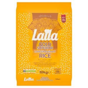Laila 10kg Gold Superior Longer Basmati Rice