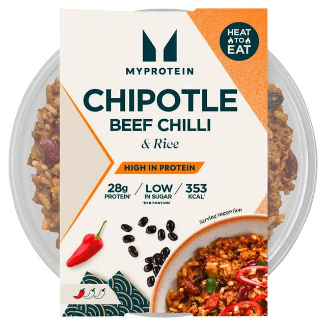 Myprotein Chilli Chipotle Beef with Rice 325g - gallery image 1