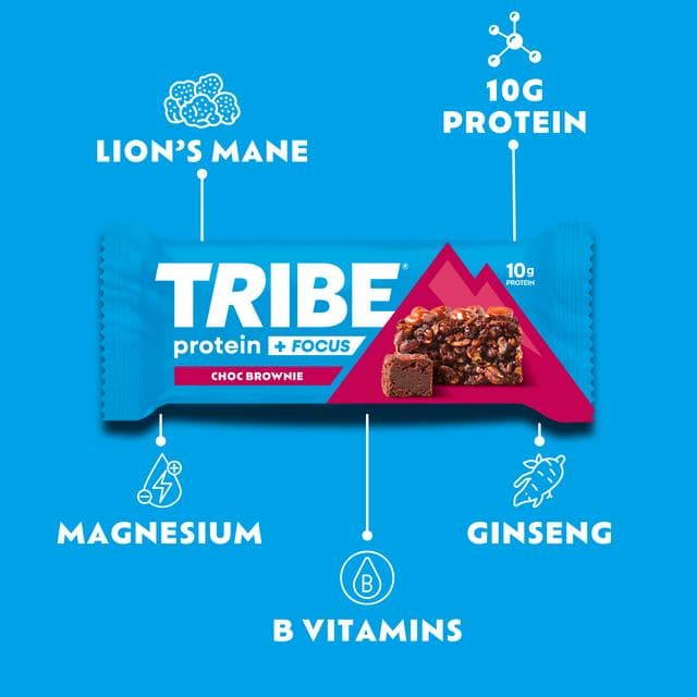 Tribe Protein & Focus Choc Brownie 60g - gallery image 4