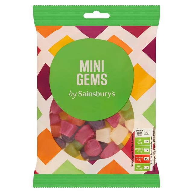 Sainsbury's Mini Gems 200g - gallery image 1
